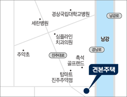 포레나힐스테이트 진주 포레나힐스테이트 진주 견본주택 약도