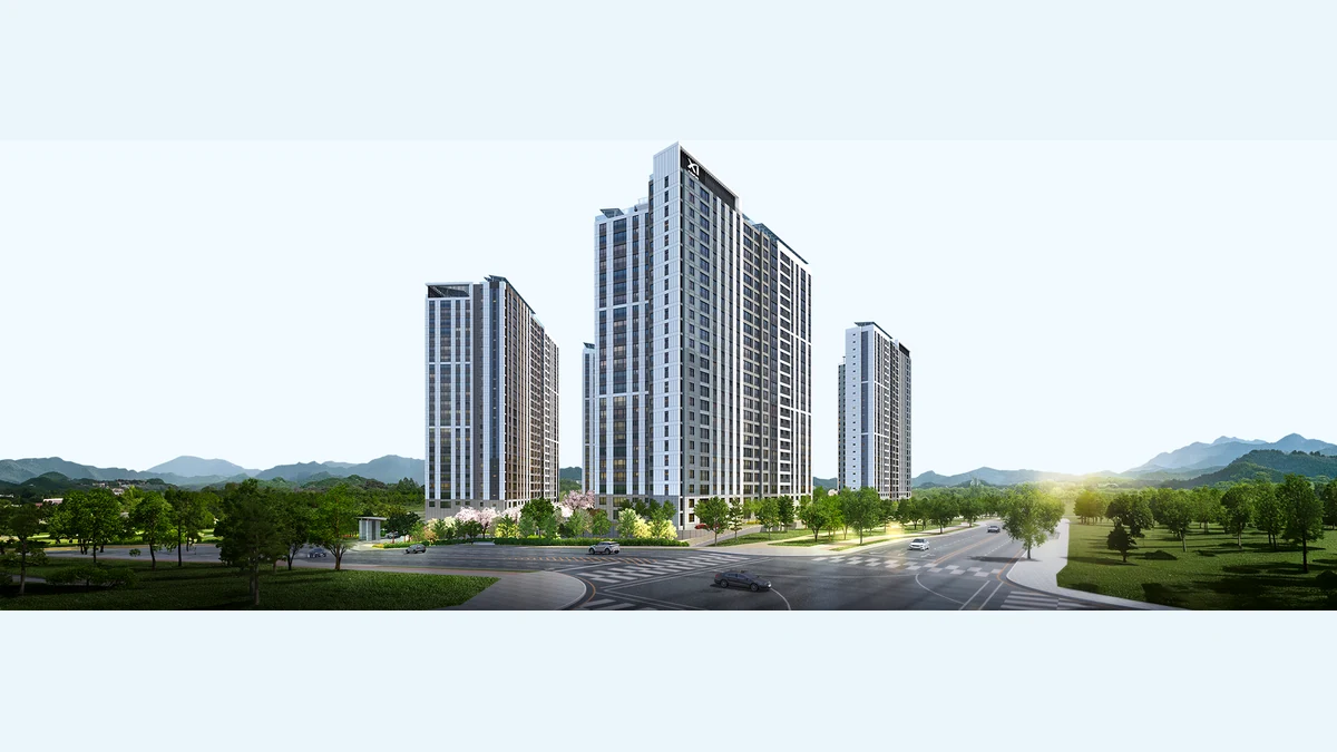 검암역자이르네 공식 외관 투시도