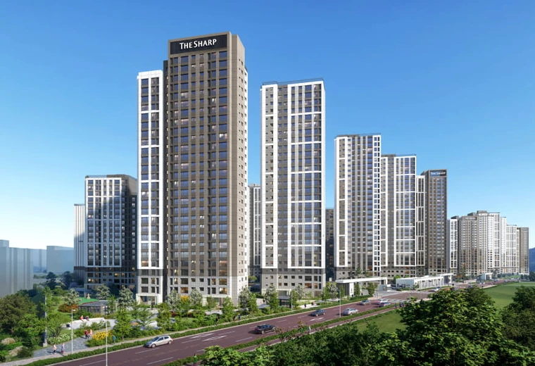 더샵 검단레이크파크(AB23BL) 23BL 공식 외관 투시도