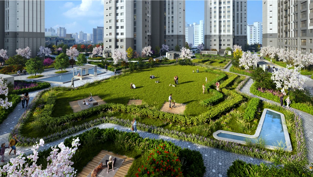 더샵 검단레이크파크(AB23BL) 공식 조경 이미지 2